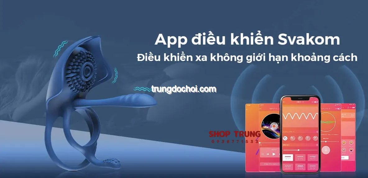 Vòng rung Svakom Barzillai gia tăng khoái cảm kéo dài cuộc yêu đam mê