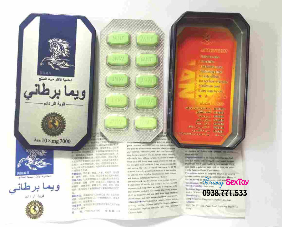 Cường dương ngựa thái chính hãng tăng cường sức mạnh nam giới