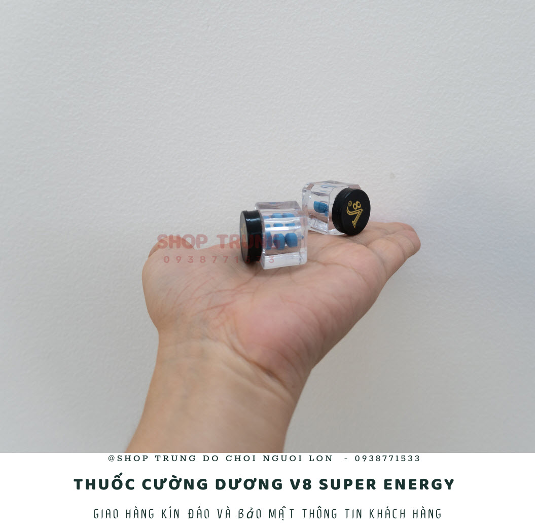Thuốc cường dương V8 Super Energy tăng cường sinh lực mạnh mẽ
