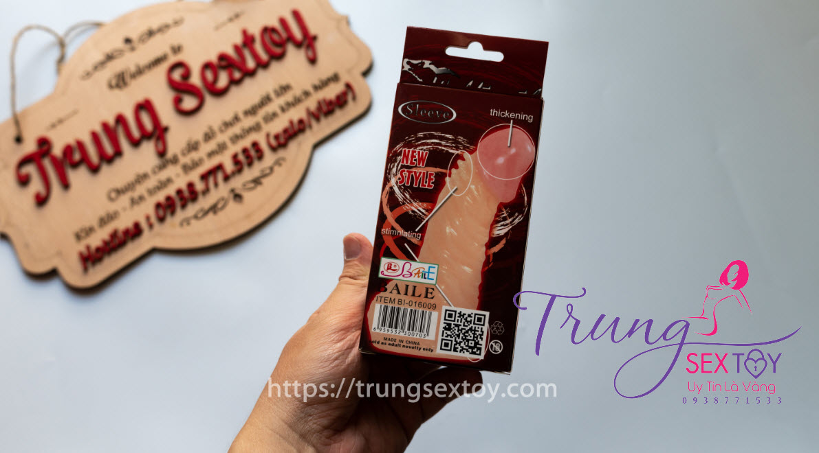 Bao Cao Su Tăng Kích Thước Đôn Dên Silicon Mềm Mịn Thăng Hoa