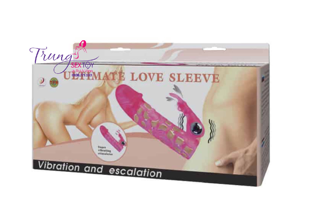 Bao cao su Love Sleeve siêu kích thích rung 2 đầu tăng cảm xúc Bao cao su Love Sleeve siêu kích thích rung 2 đầu tăng cảm xúc