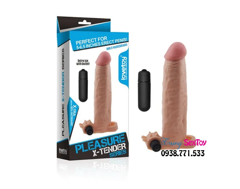 Bao Cao Su Đôn Dên Lovetoy X-Tender Mềm Mịn Có Rung