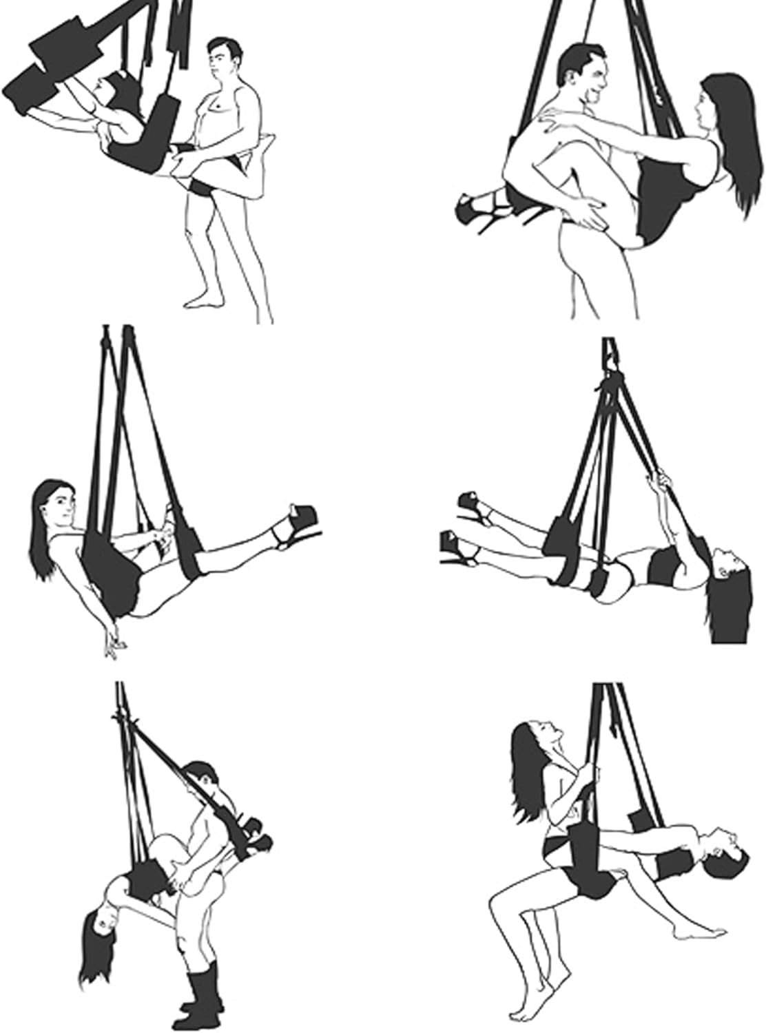 Hanging Sex Swing Durable Metal Soft Padding