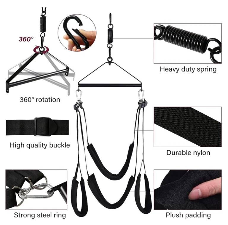 Hanging Sex Swing Durable Metal Soft Padding