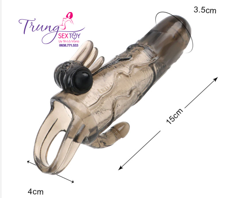Bao cao su rung hai đầu cực mạnh tăng kích thước thăng hoa Bao cao su rung hai đầu cực mạnh tăng kích thước thăng hoa