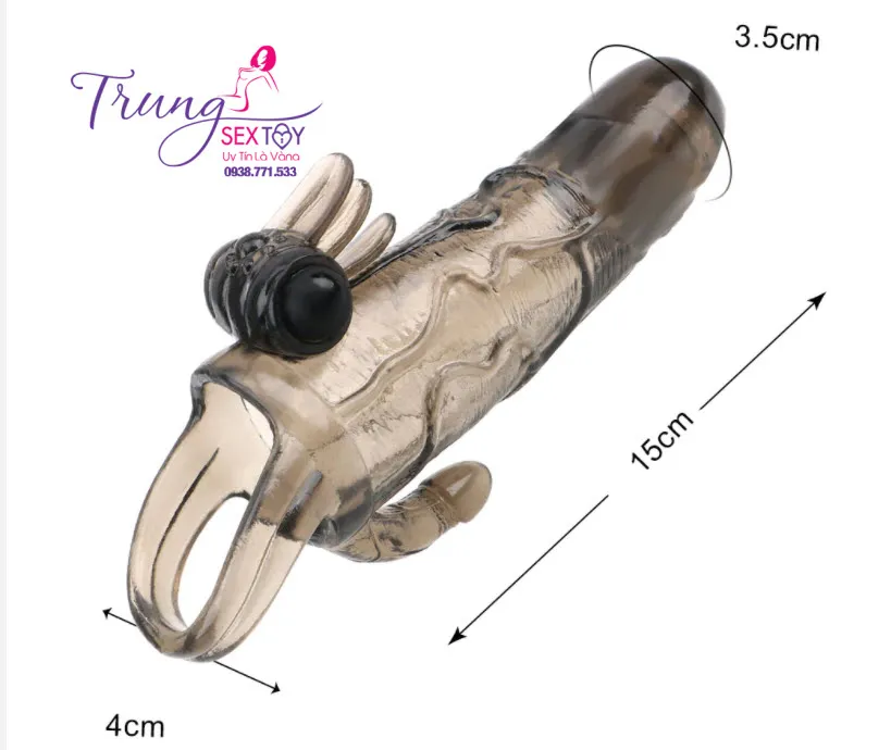 Bao cao su rung hai đầu cực mạnh tăng kích thước thăng hoa