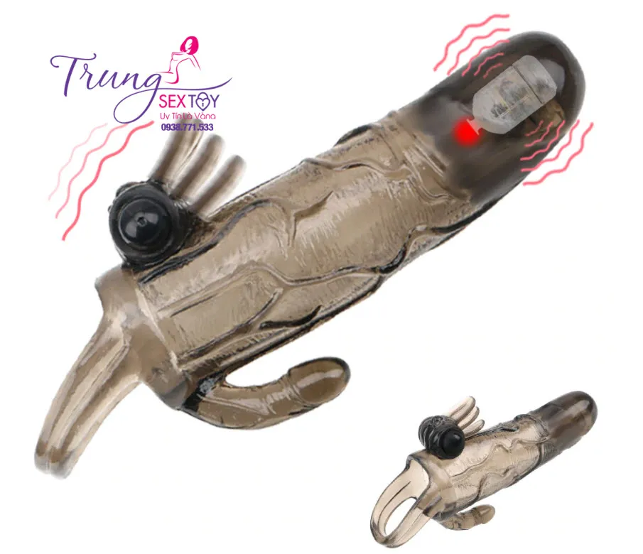 Bao cao su rung hai đầu cực mạnh tăng kích thước thăng hoa