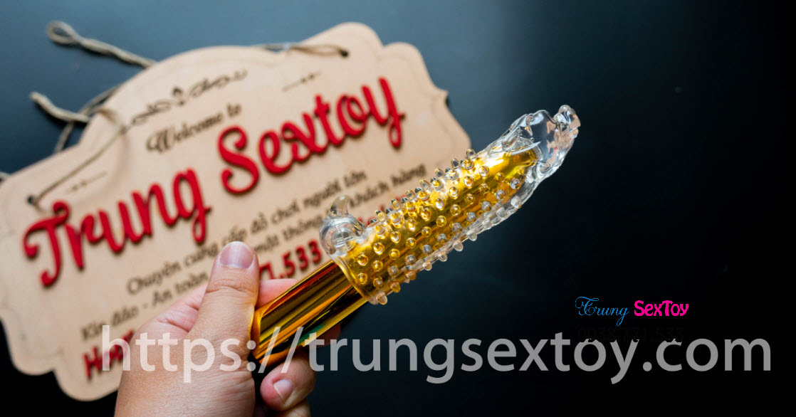 Bao cao su đầu rồng đôn dên có rung kéo dài thời gian yêu thích hợp