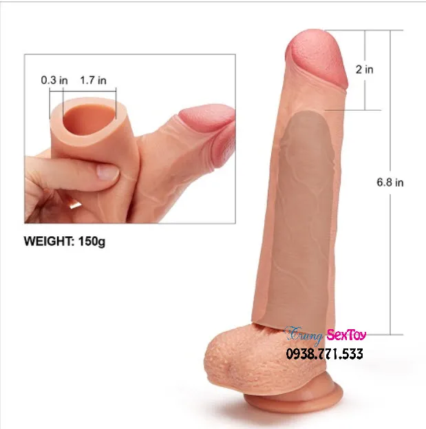 Bao cao su đôn dên Lovetoy silicon dày an toàn tăng kích thước