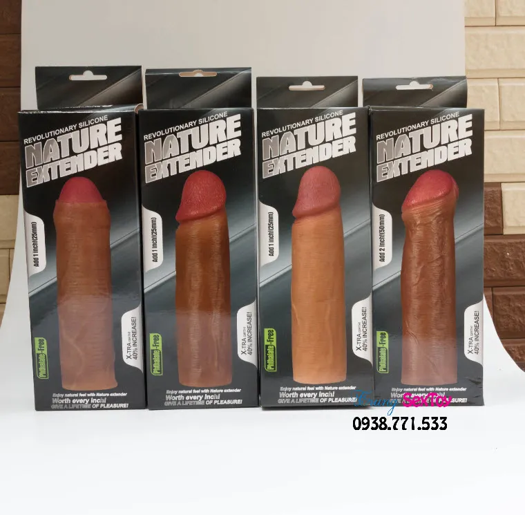 Bao cao su Lovetoy Nature đôn dên silicon tăng kích thước an toàn
