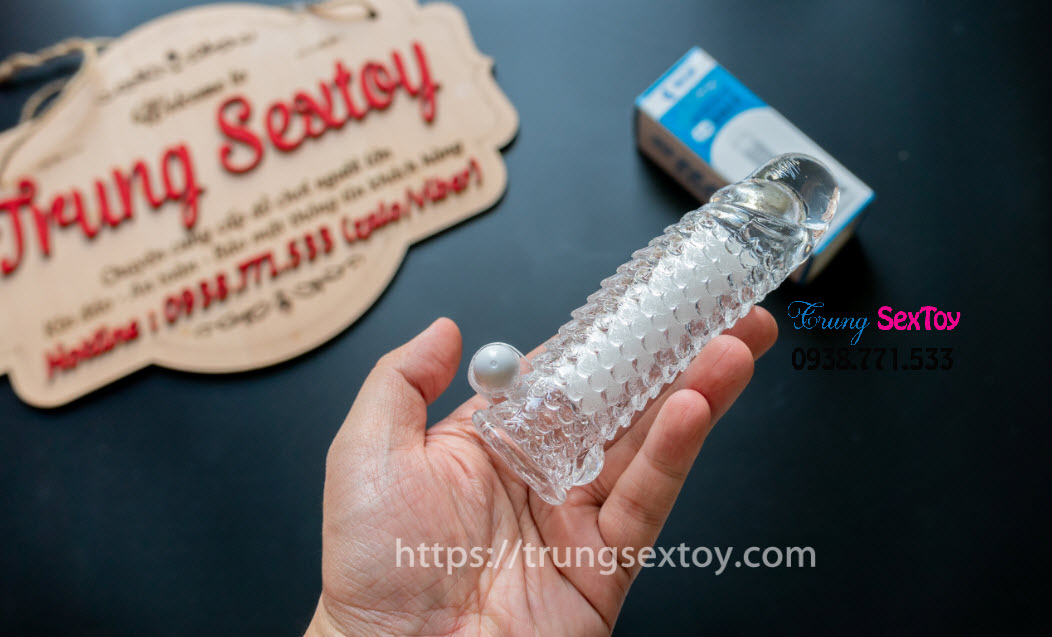 Bao cao su Đôn Dên vảy cá rung kích thích cực phê sextoy hot
