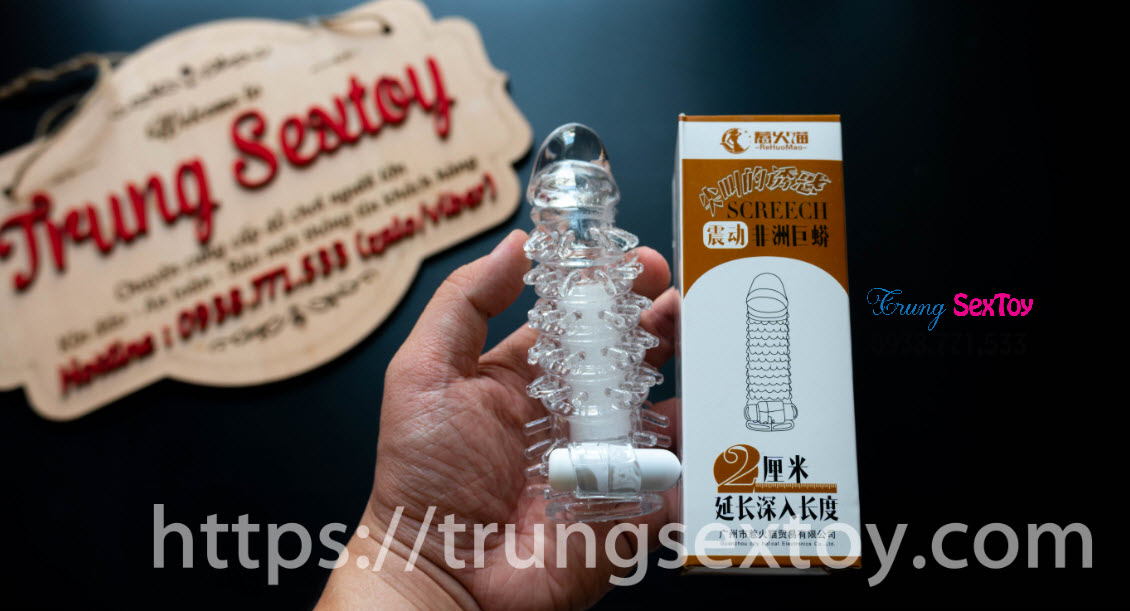 Textured Ribbed Penis Sleeve for Maximum Pleasure, Tight Fit