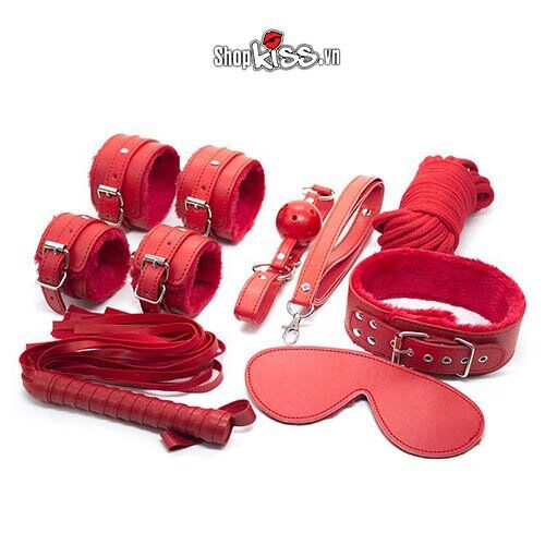 Đồ chơi bạo dâm 7 món da đỏ QT07 trải nghiệm cực đỉnh