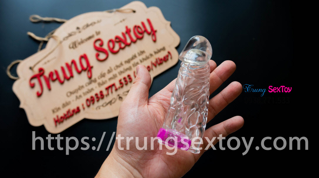 Penis Enlargement Condom With Vibrating Beads Intense Pleasure
