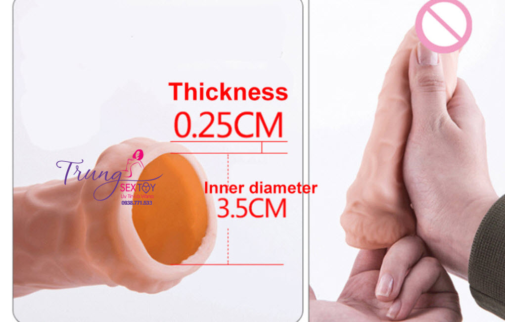 Bao cao su tăng kích thước siêu thật Maxman chính hãng Mỹ bảo vệ hiệu quả