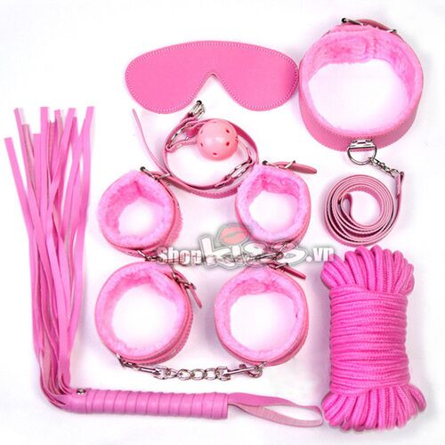 Bộ Đồ Chơi Bạo Dâm 7 Món Hồng Kích Thích - Shop Bán Chính Hãng