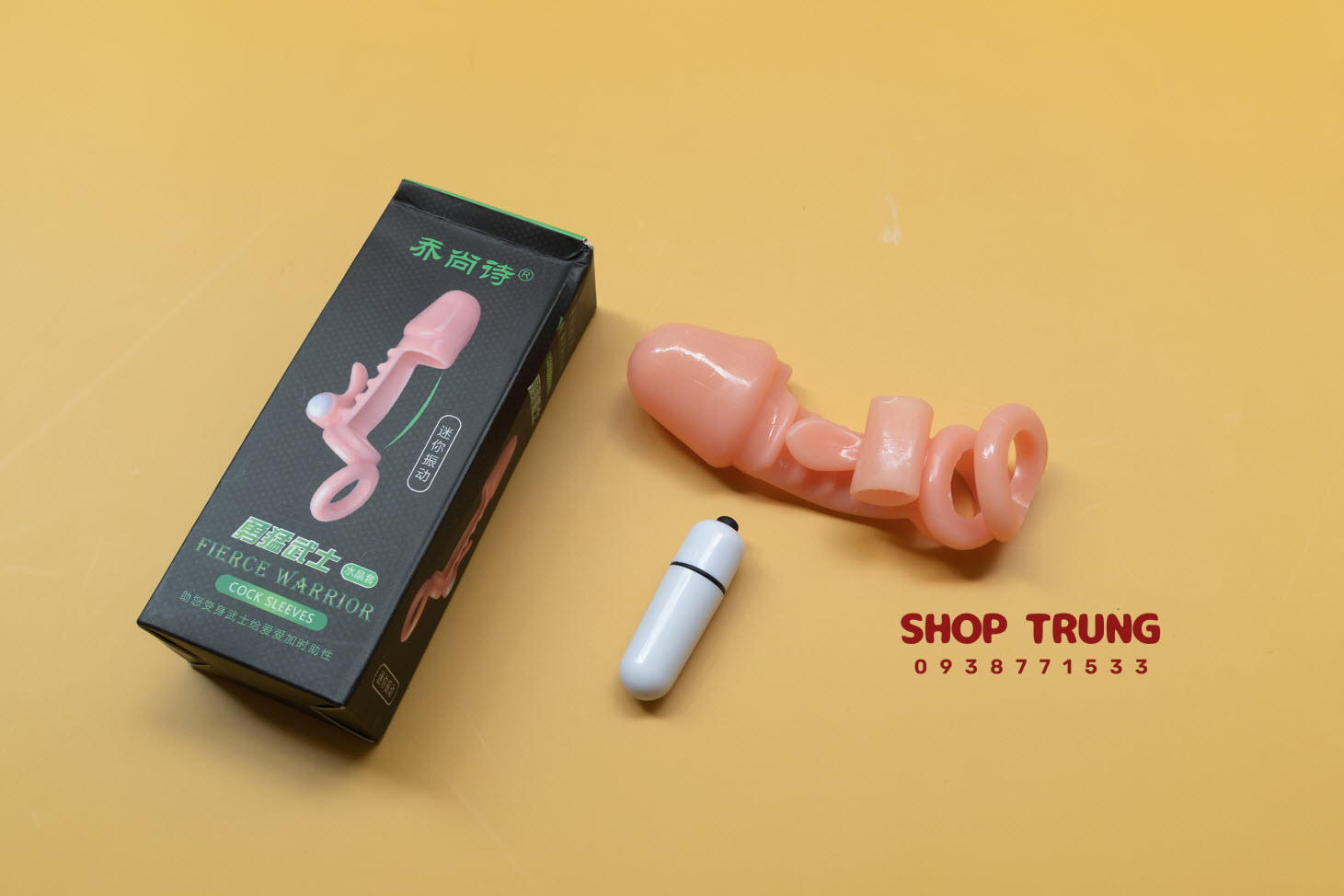 Bao cao su đôn dên có rung xương cá TPE siêu êm hiệu quả kích thích