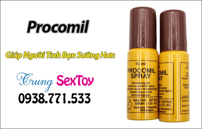 Chai Xịt Kéo Dài Procomil - Tăng Hưng Phấn, Kéo Dài Thời Gian