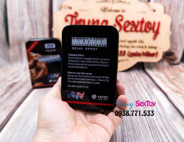 Chai Xịt Maxman Kéo Dài - Tăng Cường Sinh Lý, Dễ Dùng