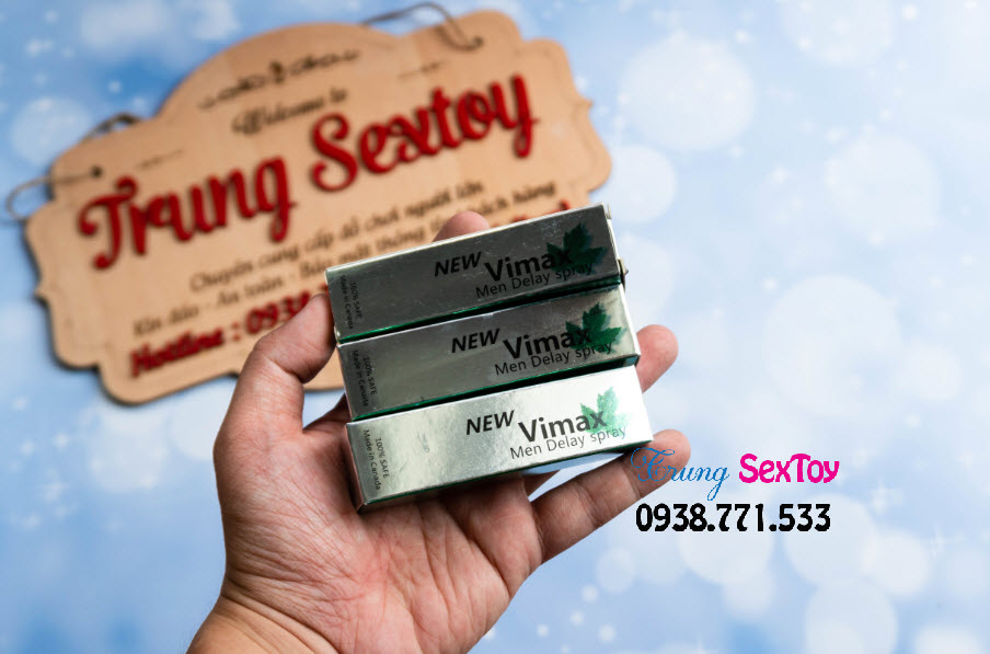 Chai xịt Vimax chống xuất tinh sớm, tăng khoái cảm đỉnh cao
