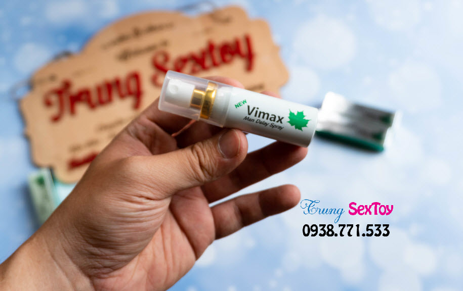 Chai xịt Vimax chống xuất tinh sớm, tăng khoái cảm đỉnh cao
