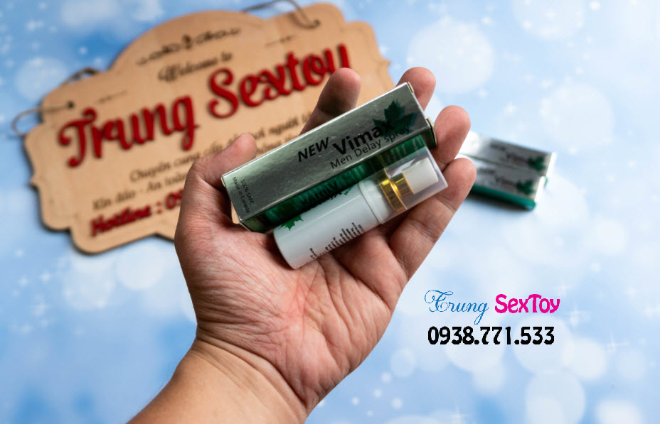 Chai xịt Vimax chống xuất tinh sớm, tăng khoái cảm đỉnh cao