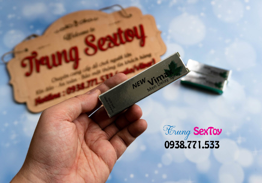 Chai xịt Vimax chống xuất tinh sớm, tăng khoái cảm đỉnh cao