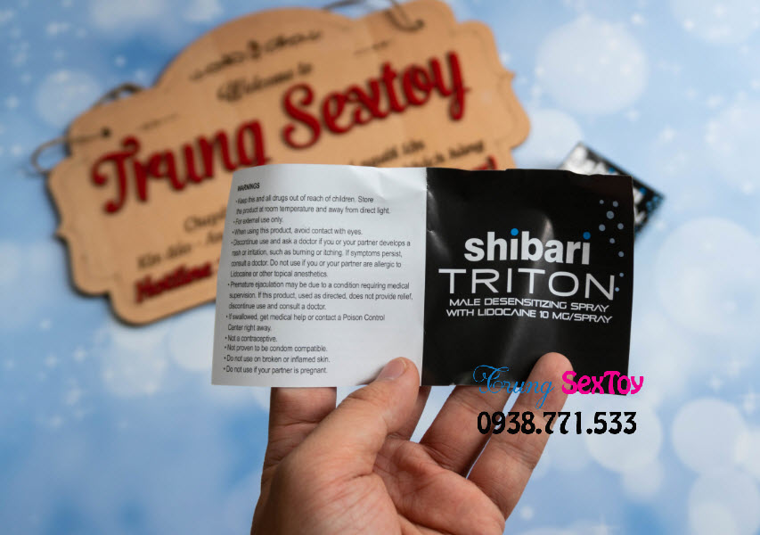 Chai xịt Triton kéo dài thời gian giúp đêm ngọt ngào thêm hấp dẫn Chai xịt Triton kéo dài thời gian giúp đêm ngọt ngào thêm hấp dẫn