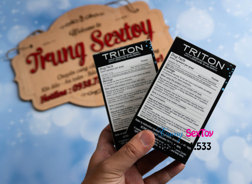 Chai xịt Triton kéo dài thời gian giúp đêm ngọt ngào thêm hấp dẫn Chai xịt Triton kéo dài thời gian giúp đêm ngọt ngào thêm hấp dẫn