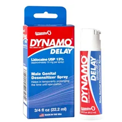 Dynamo chai xịt lâu ra Mỹ 22.5ml thành phần lidocaine tăng thời gian 