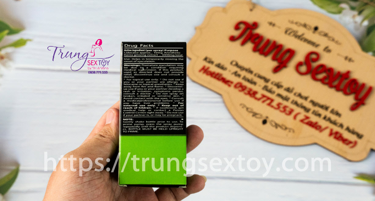 Xịt Chống Xuất Tinh Sớm Ultimate D Tăng Sức Mạnh Nam Giới