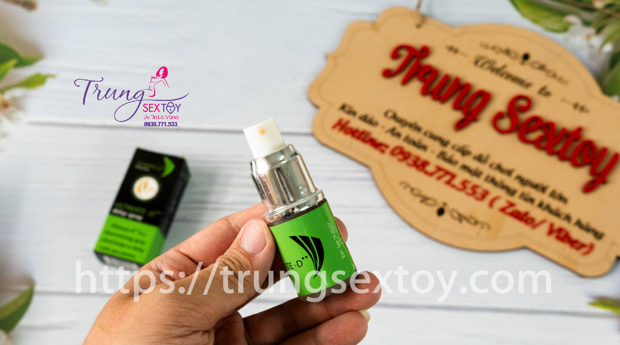 Xịt chống xuất tinh sớm Ultimate D - Kiềm chế lâu, tăng cường bản lĩnh Xịt chống xuất tinh sớm Ultimate D - Kiềm chế lâu, tăng cường bản lĩnh
