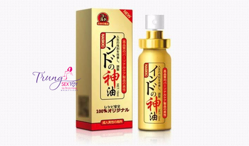 Chai xịt chống xuất tinh sớm Naskic hiệu quả an toàn tăng cường khoái cảm
