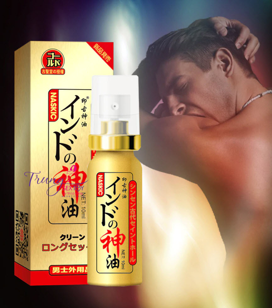 Chai xịt chống xuất tinh sớm Naskic hiệu quả an toàn tăng cường khoái cảm
