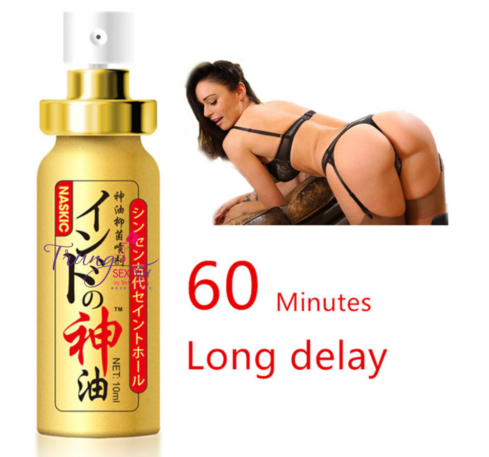 Chai xịt chống xuất tinh sớm Naskic hiệu quả an toàn tăng cường khoái cảm