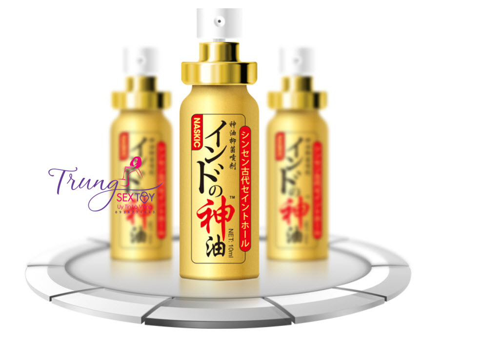 Chai xịt chống xuất tinh sớm Naskic hiệu quả an toàn tăng cường khoái cảm