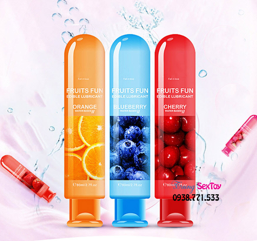 Gel Bôi Trơn Hương Trái Cây 80ml Mềm Mượt Dễ Dịu An Toàn