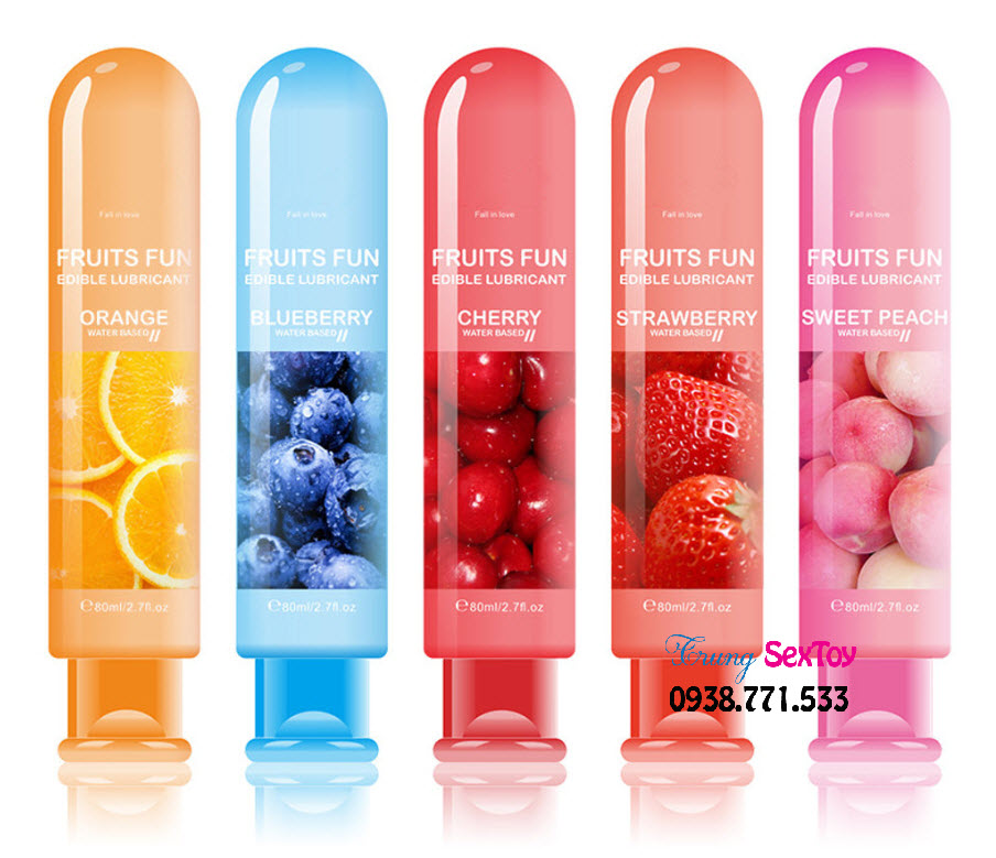 Gel Bôi Trơn Hương Trái Cây 80ml Mềm Mượt Dễ Dịu An Toàn