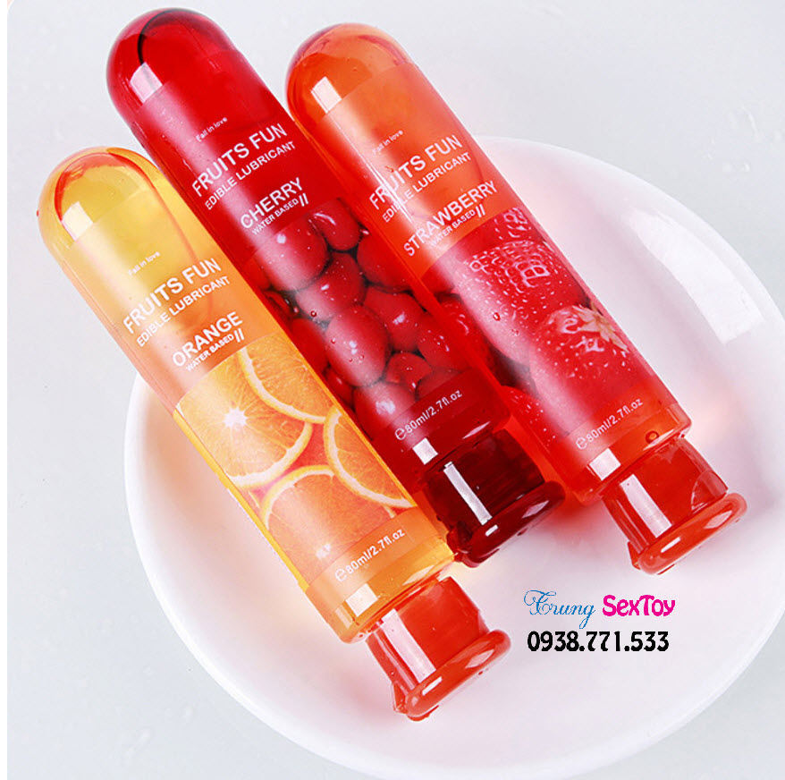 Gel Bôi Trơn Hương Trái Cây 80ml Mềm Mượt Dễ Dịu An Toàn