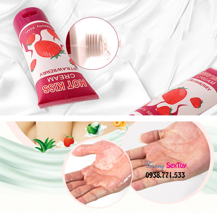 Gel Bôi Trơn Hương Dâu Tự Nhiên Mềm Mịn Kích Thích