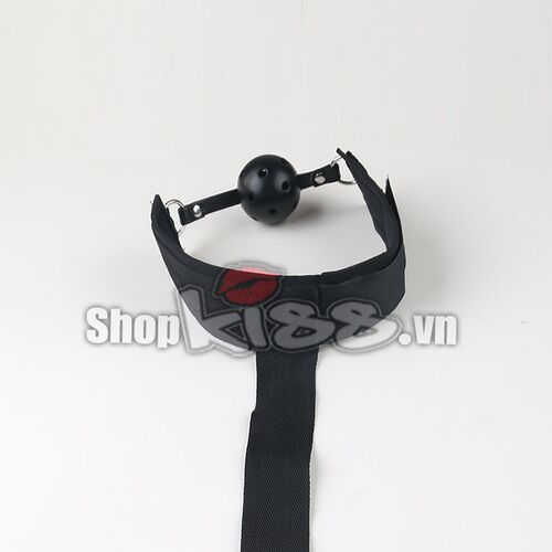 Bondage Ball Gag Leather Strap BDSM Sensation Enhancer
