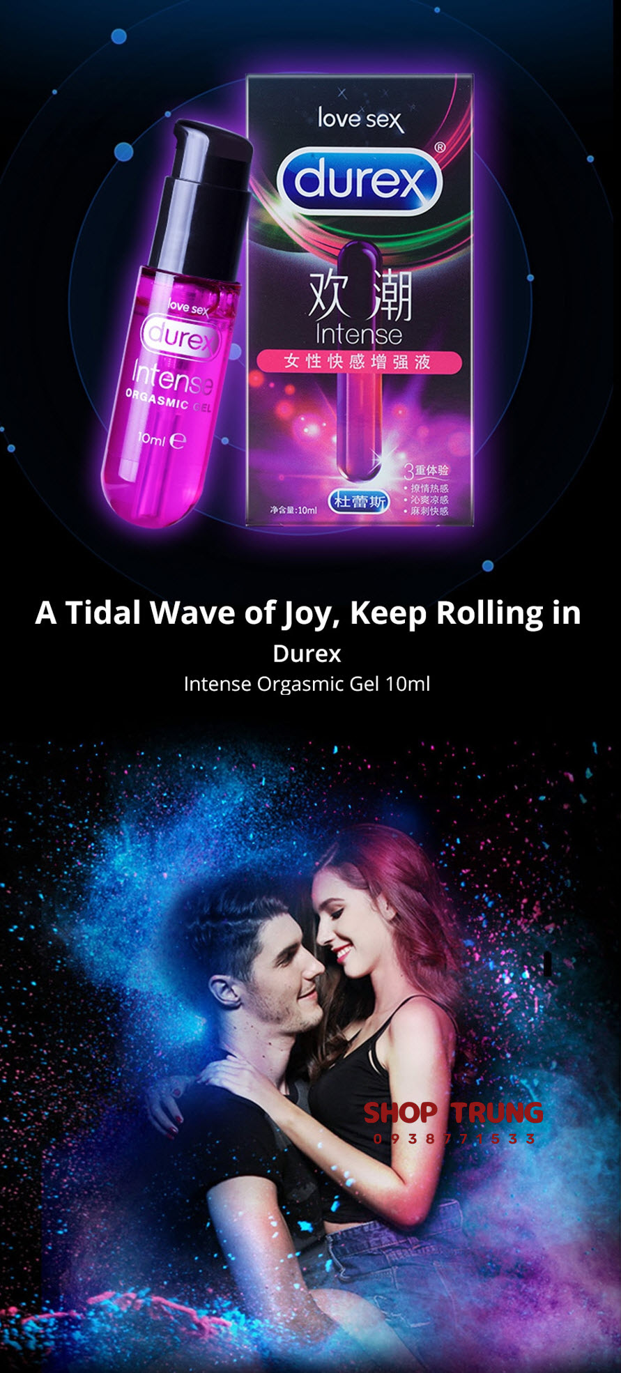 Gel bôi trơn Durex Orgasmic tăng khoái cảm phụ nữ chọn ngay