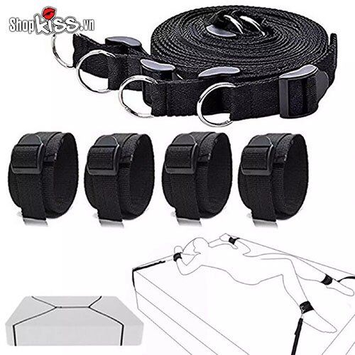 Bedroom Bondage Kit Hand Leg Restraints Couples Fun