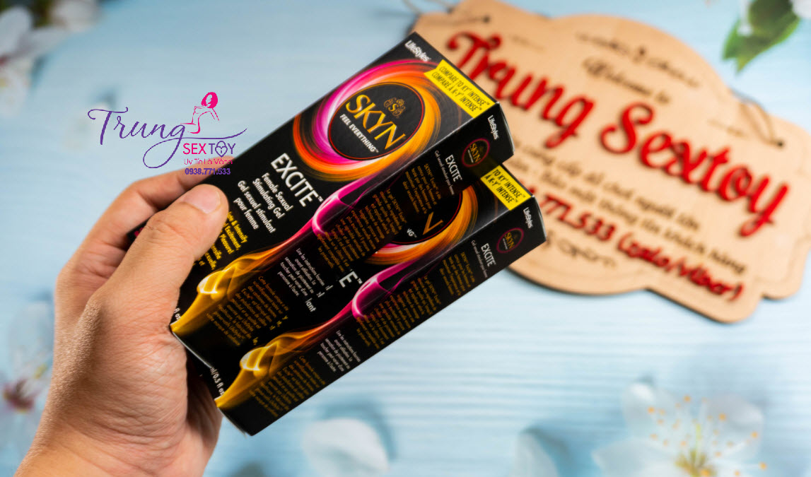 Gel bôi trơn nữ tăng khoái cảm an toàn Excite USA chính hãng