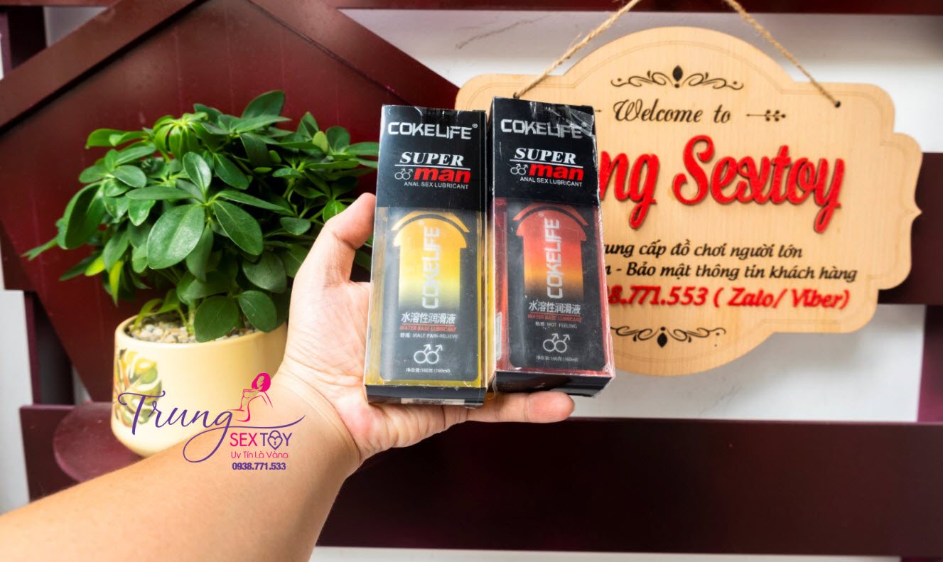 Gel bôi trơn Cokelife SuperMan 160g kéo dài đỉnh cao