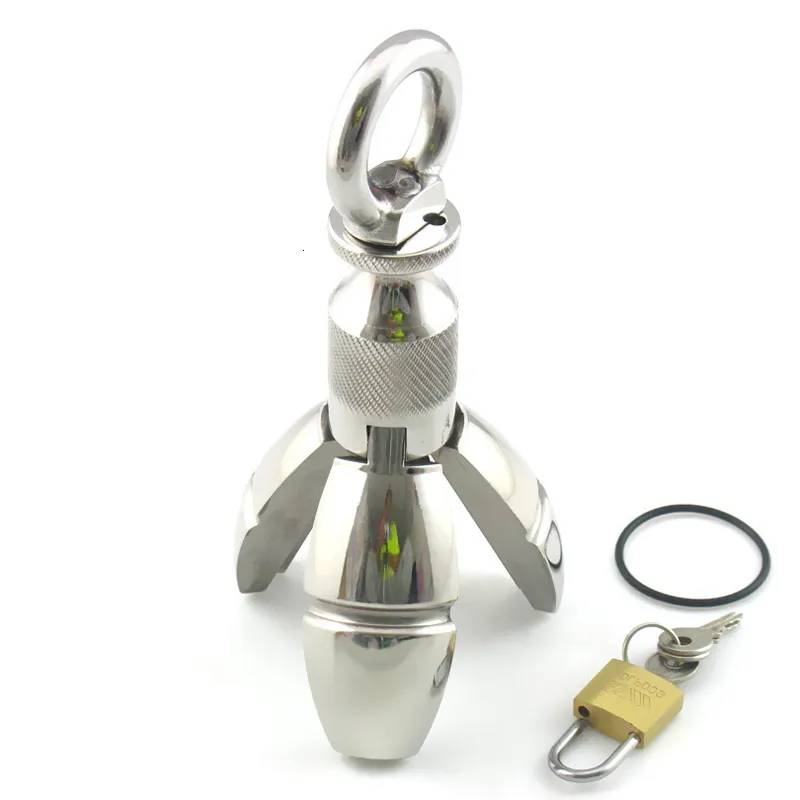 Stainless Steel Adjustable Anal Expander Comfortable Safe Use
