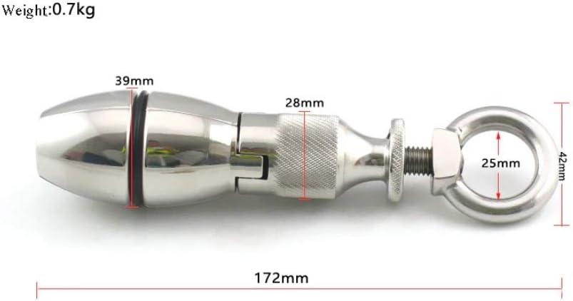 Stainless Steel Adjustable Anal Expander Comfortable Safe Use