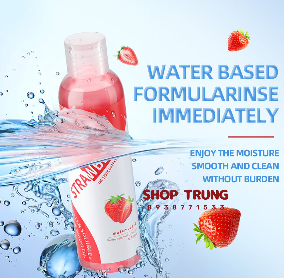 Gel Bôi Trơn Trái Cây Cao Cấp Tăng Khoái Cảm Mạnh Mẽ