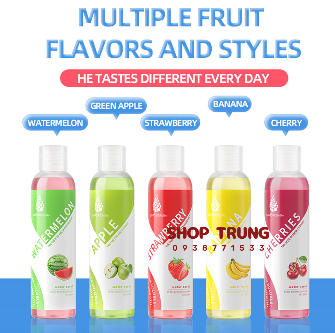 Gel Bôi Trơn Hương Trái Cây Vị Ngọt Thăng Hoa Cảm Xúc Mới Lạ