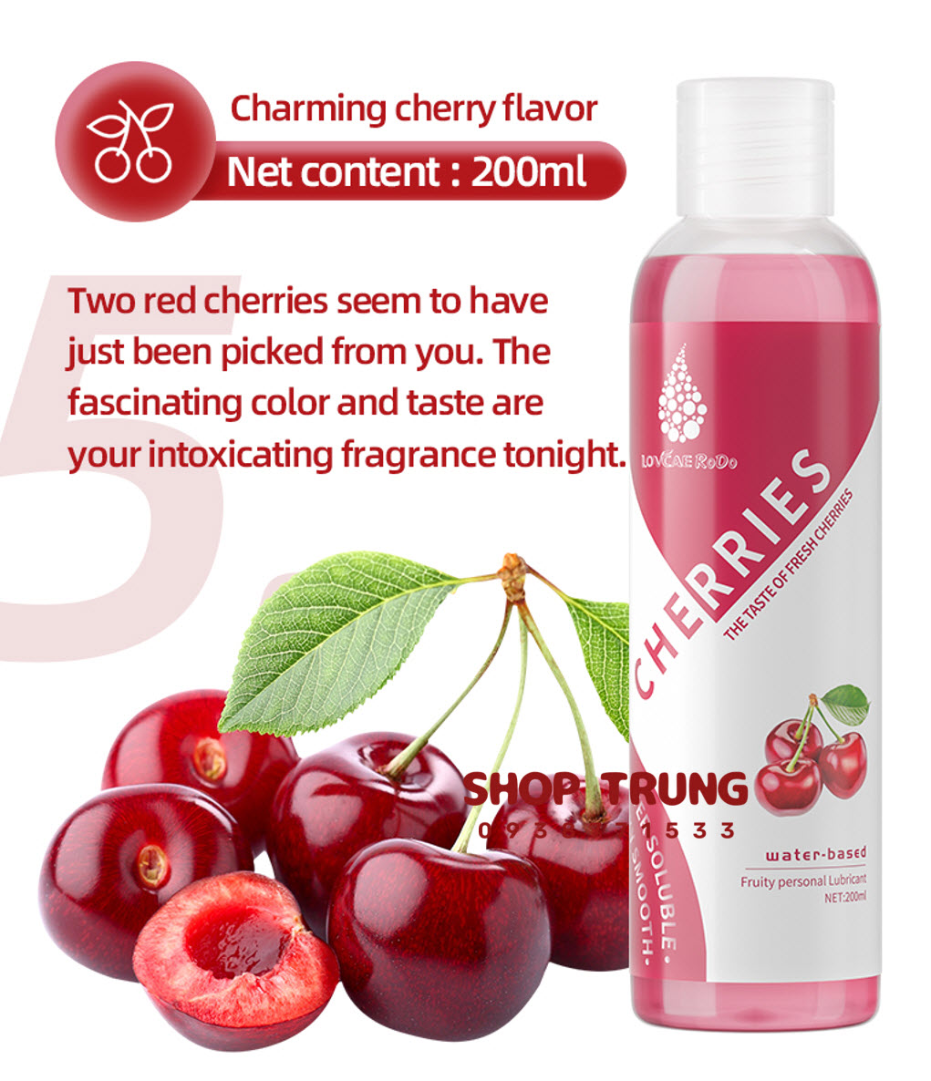 Gel Bôi Trơn Hương Trái Cây Vị Ngọt Thăng Hoa Cảm Xúc Mới Lạ